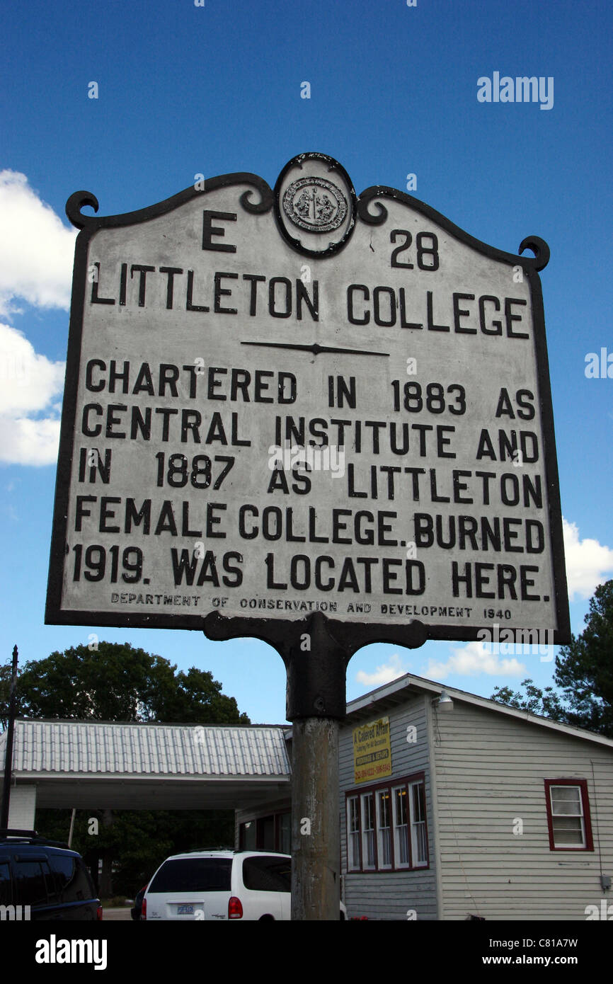 Vereinigte staaten north carolina halifax county littleton Fotos und