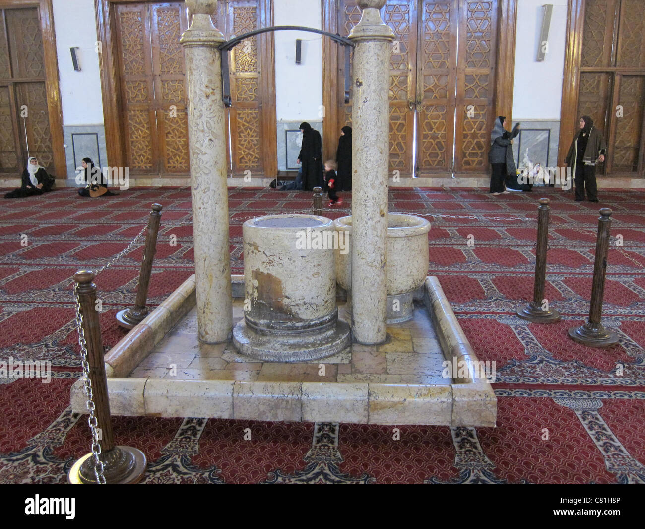 Syrien, Damaskus-Baptisterium in der Umayyaden-Moschee Stockfoto