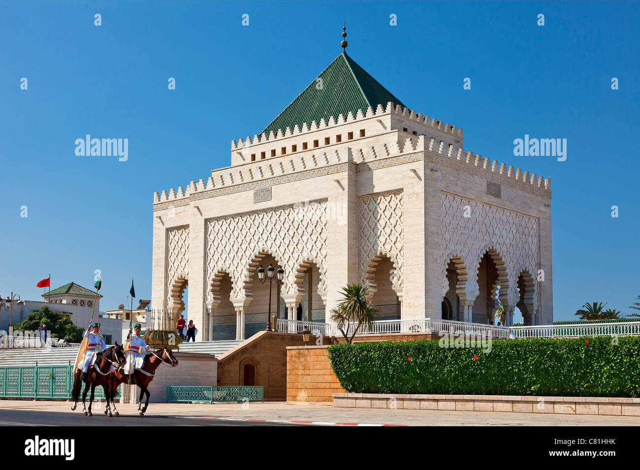 Marokko, Rabat, Mausoleum von Mohammed V Stockfoto