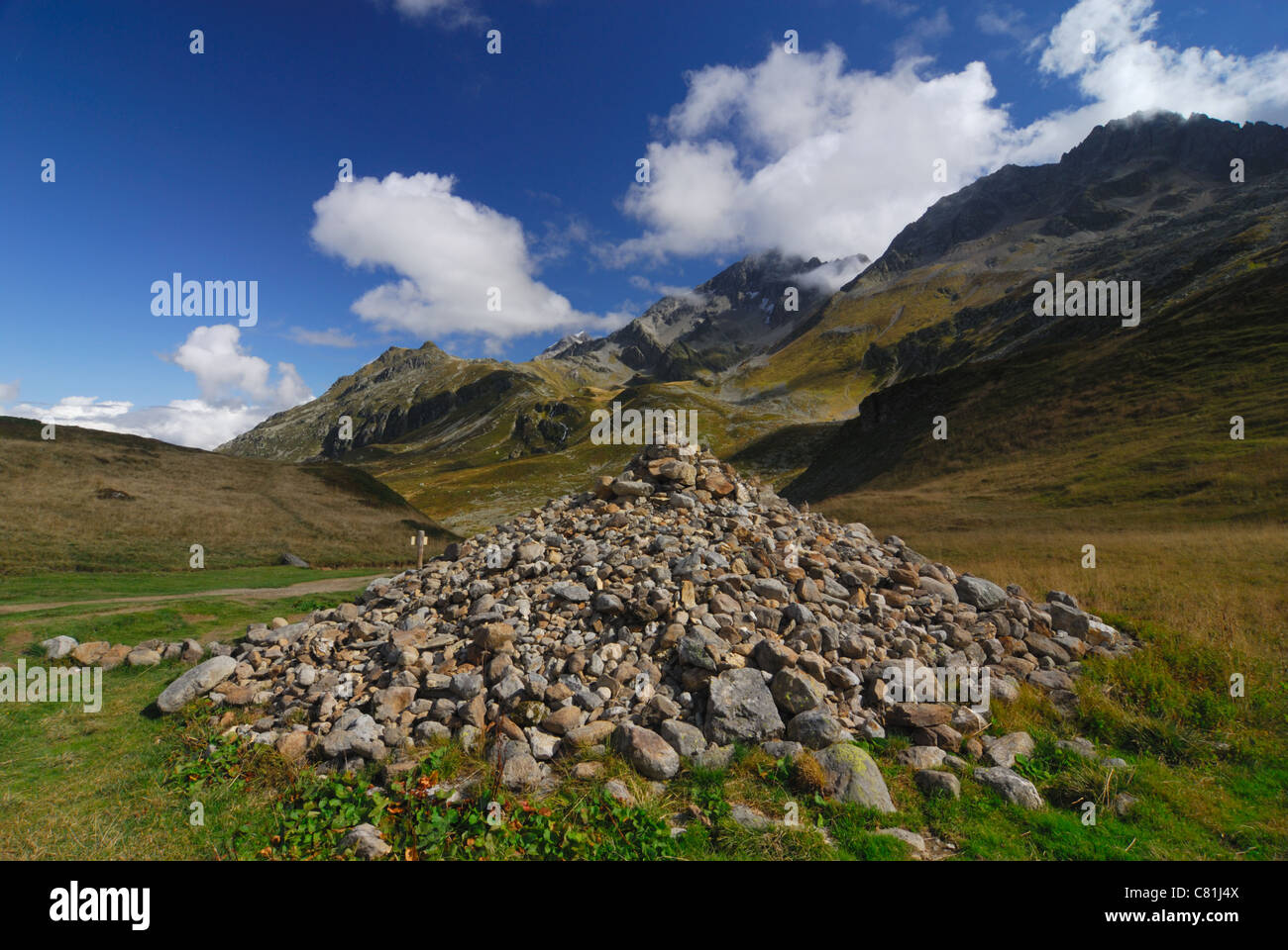 Plan des Dames in den französischen Alpen Stockfoto Plan des Dames in den französischen Alpen Stockfoto