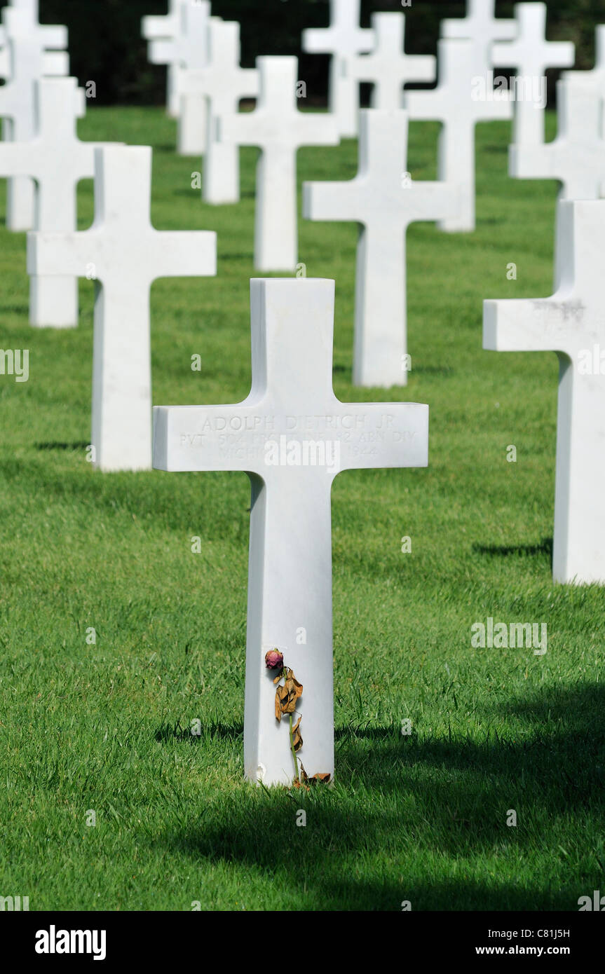 Anzio. Italien. Sizilien Rom amerikanische Soldatenfriedhof & Memorial. Stockfoto