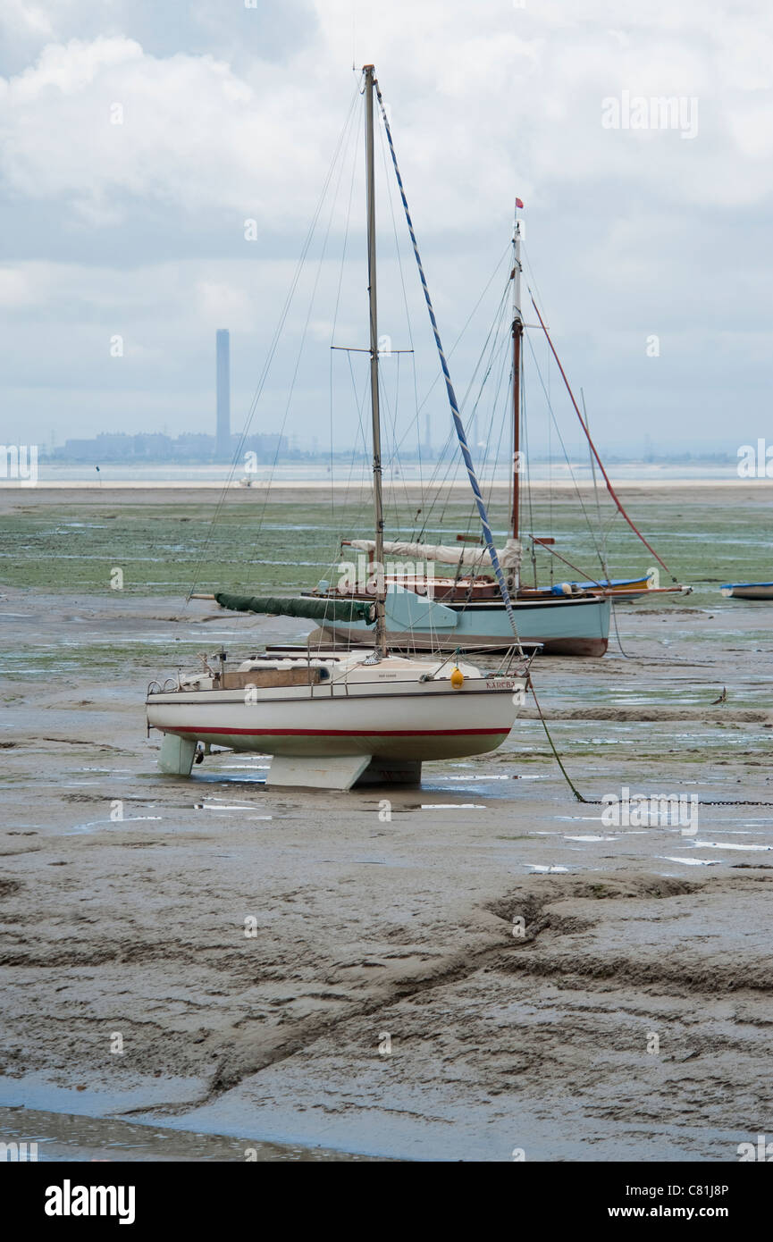 Leigh am Meer ein Fischerdorf in der Nähe von London, von der Themse-Mündung Stockfoto