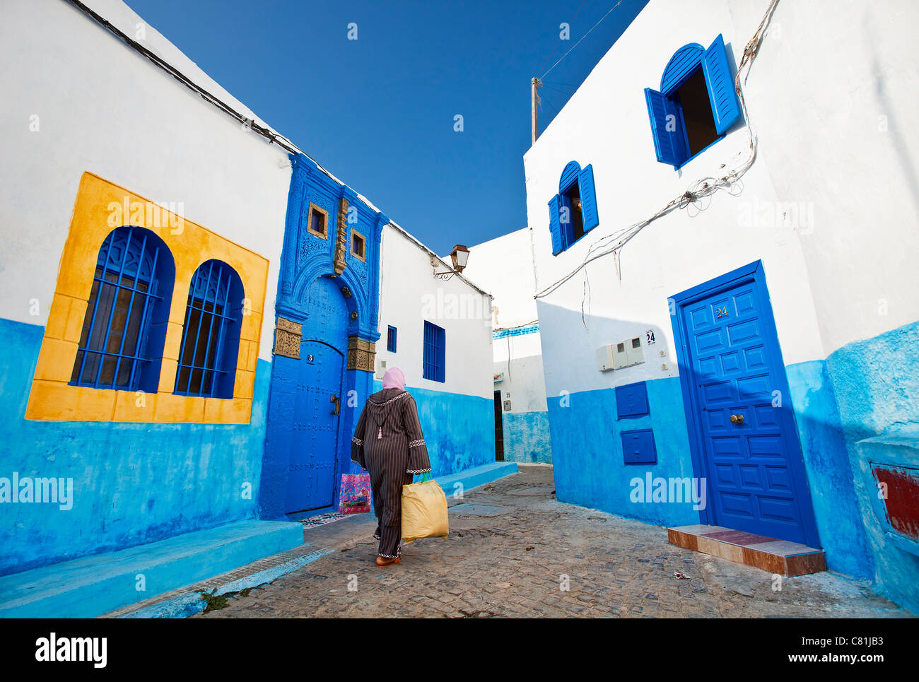 Marokko, Rabat, Kasbah des Oudaias Stockfoto