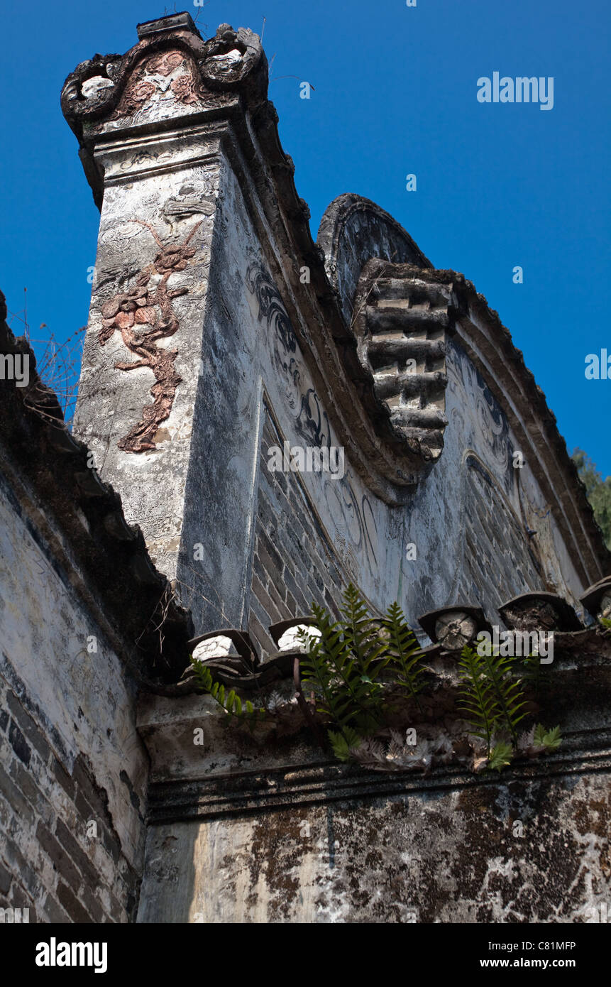 Wu Sheng Tempel in Xingping ist ein schöne Qing Dynastie Altbau. Stockfoto