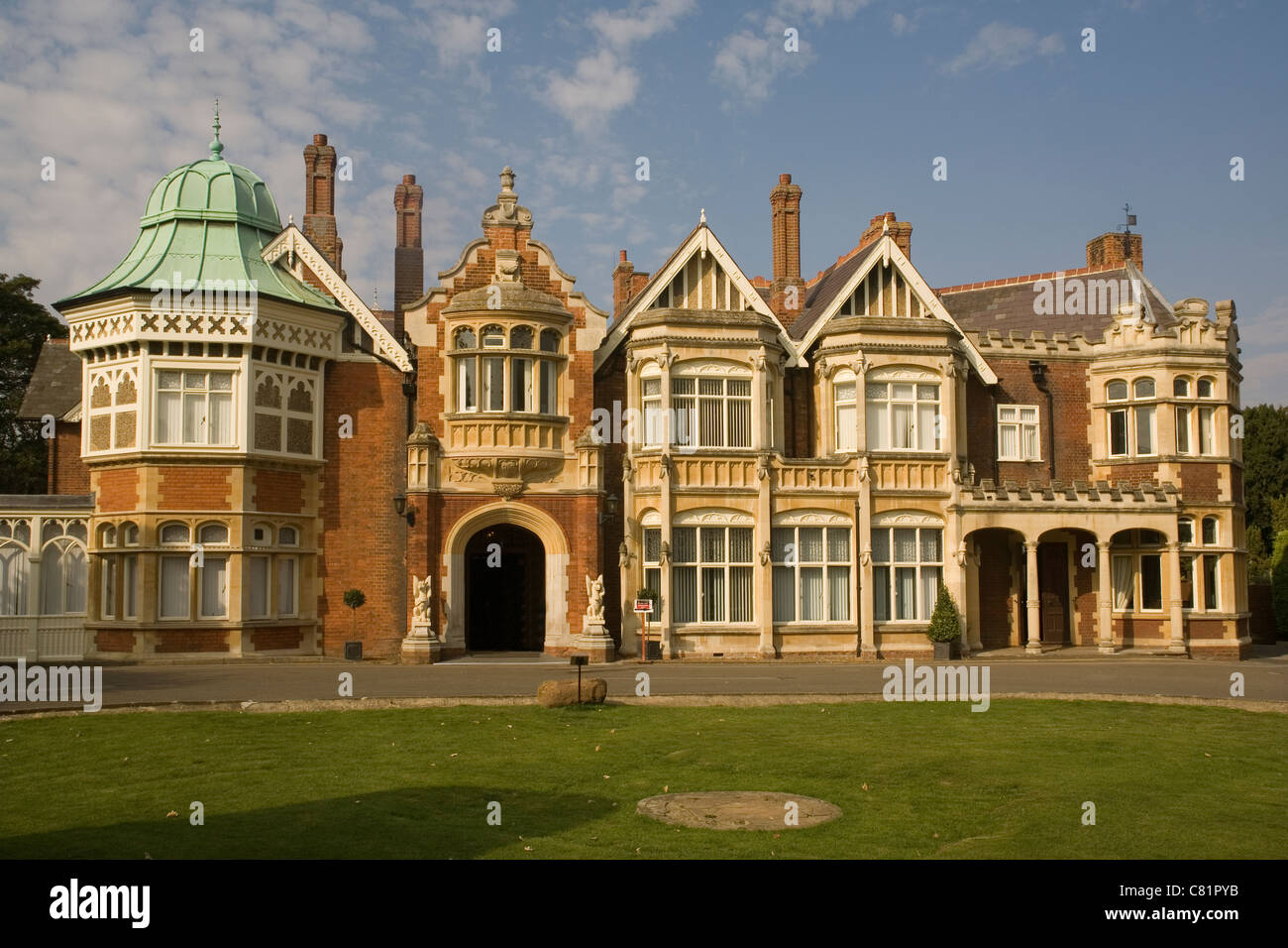 England Buckinghamshire, Bletchley Park Mansion Stockfoto