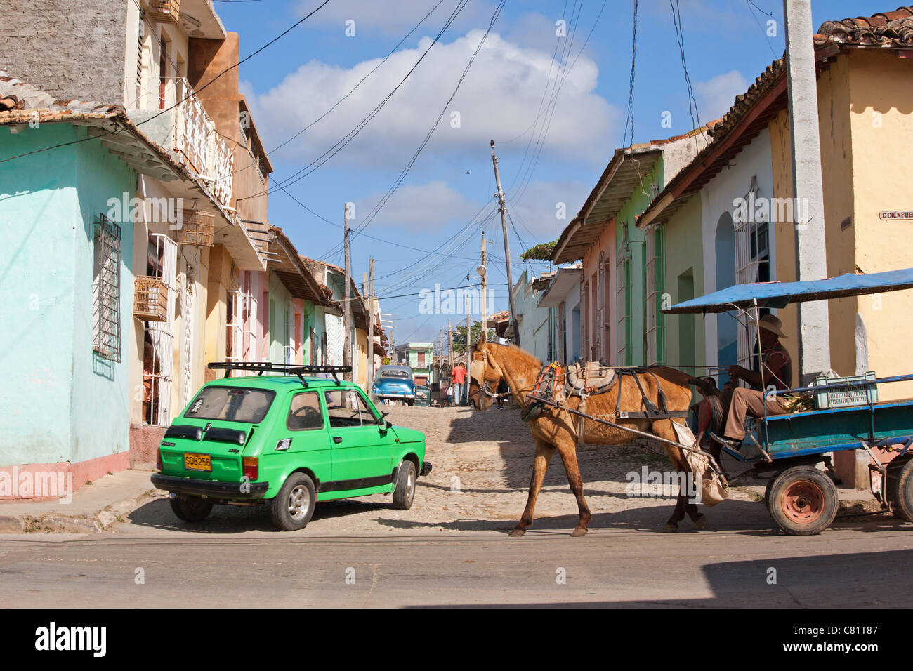 TRINIDAD: STRAßENSZENE Stockfoto