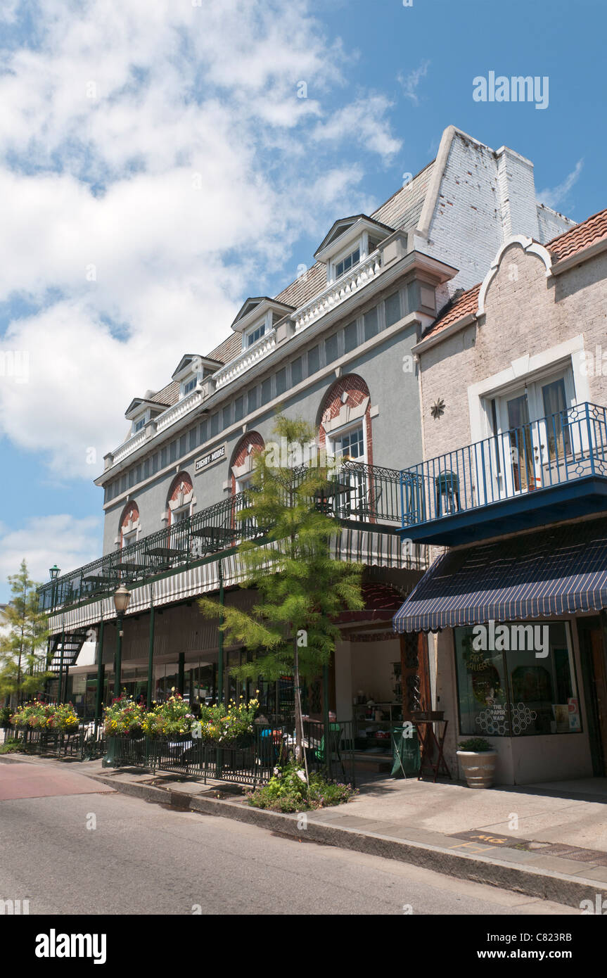Alabama, Mobile, historische Innenstadt, Dauphin Street, Sidewalk Cafe