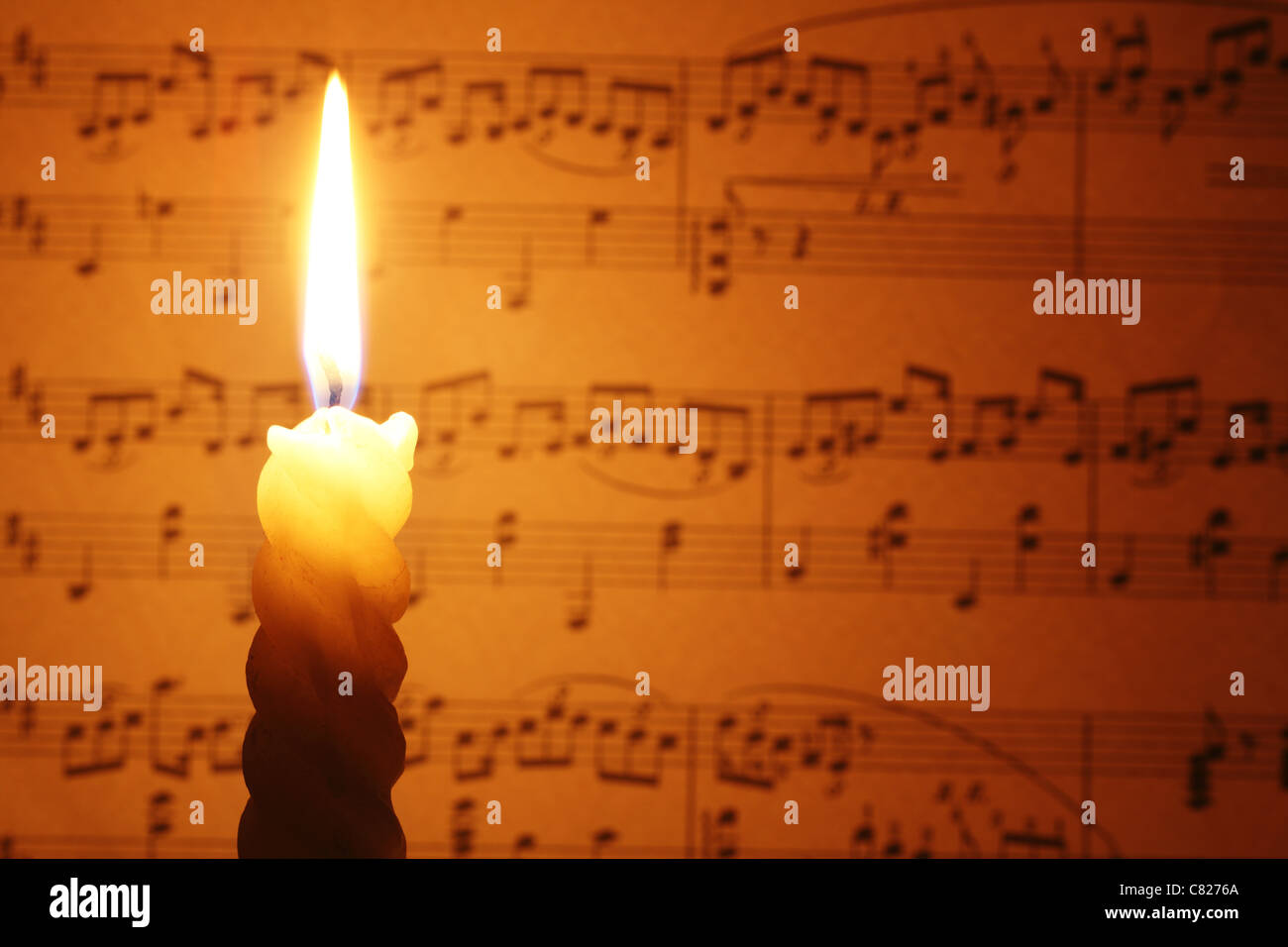 Weihnachtslied Stockfoto