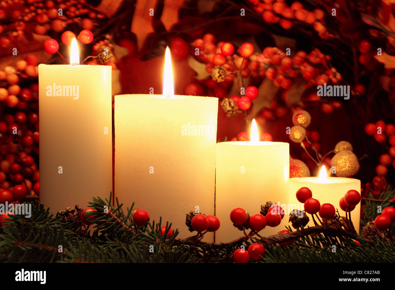 Weihnachtskerzen Fotos und Bildmaterial in hoher Auflösung Alamy