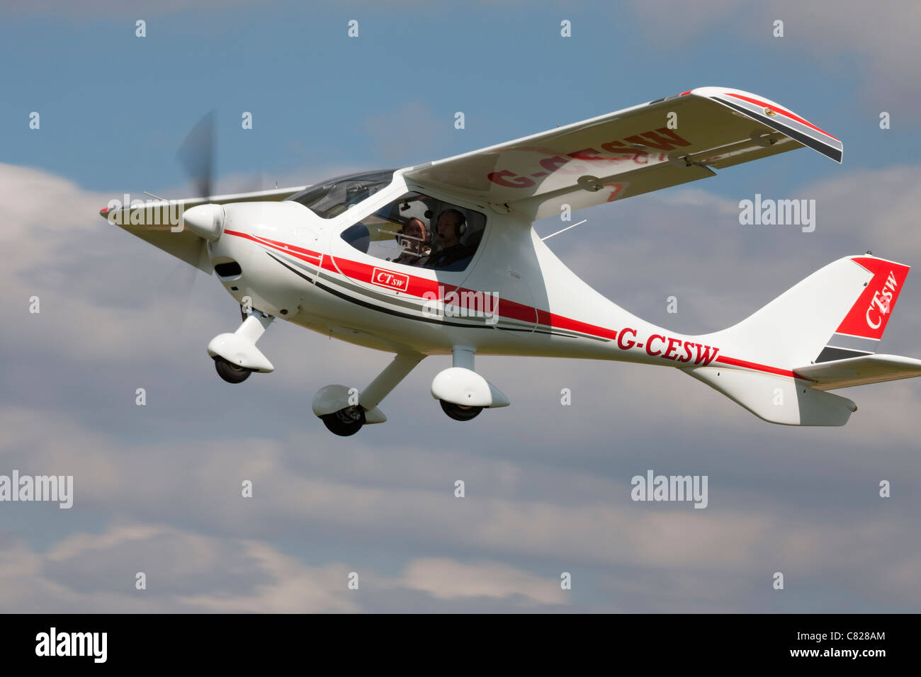 Flight Design CTSW G-CESW im Flug Stockfoto