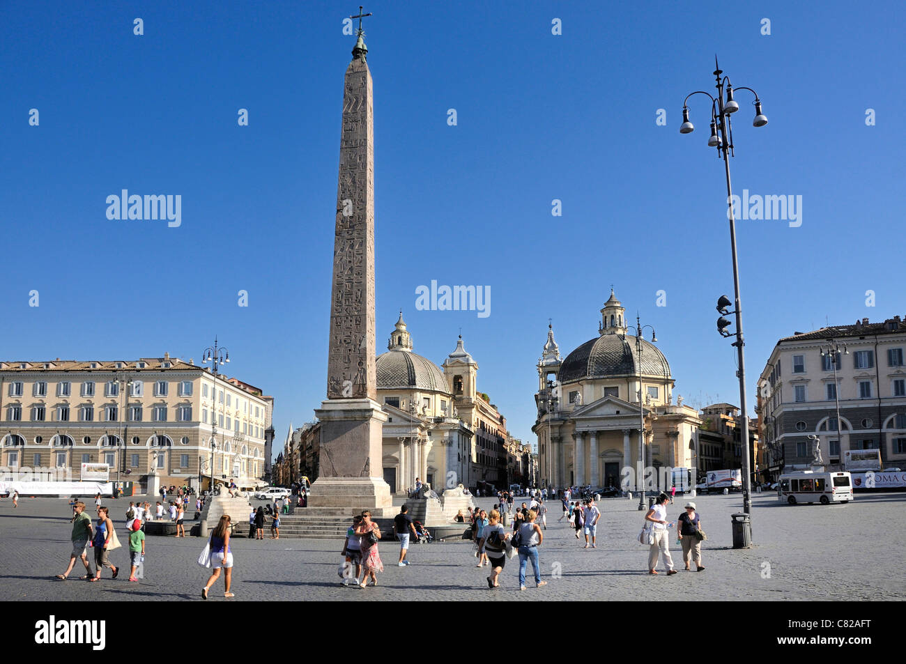 Piazza del Popolo, Rom, Italien, Europa Stockfoto