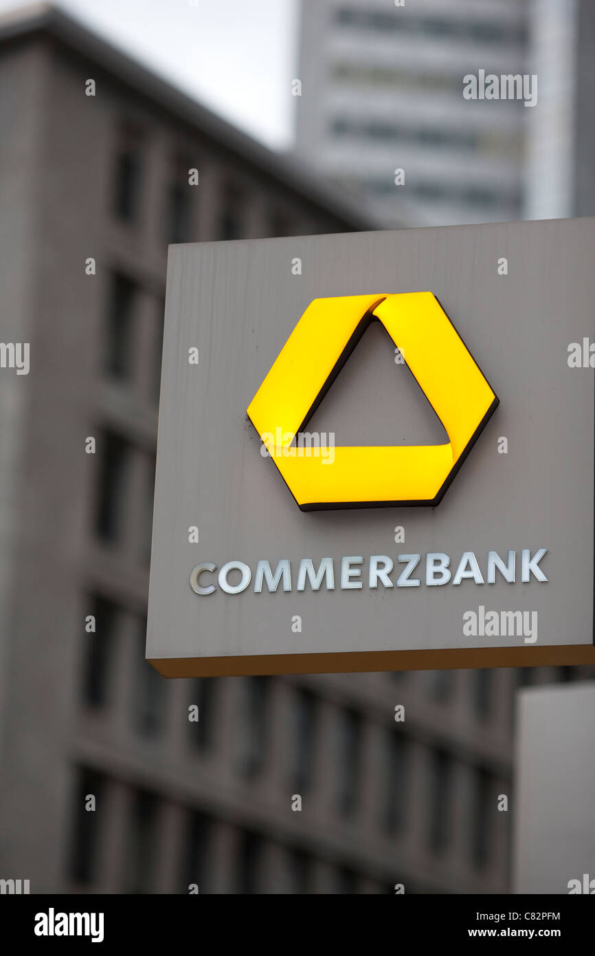 Commerzbank Frankfurt Deutschland. Foto: Jeff Gilbert Stockfoto