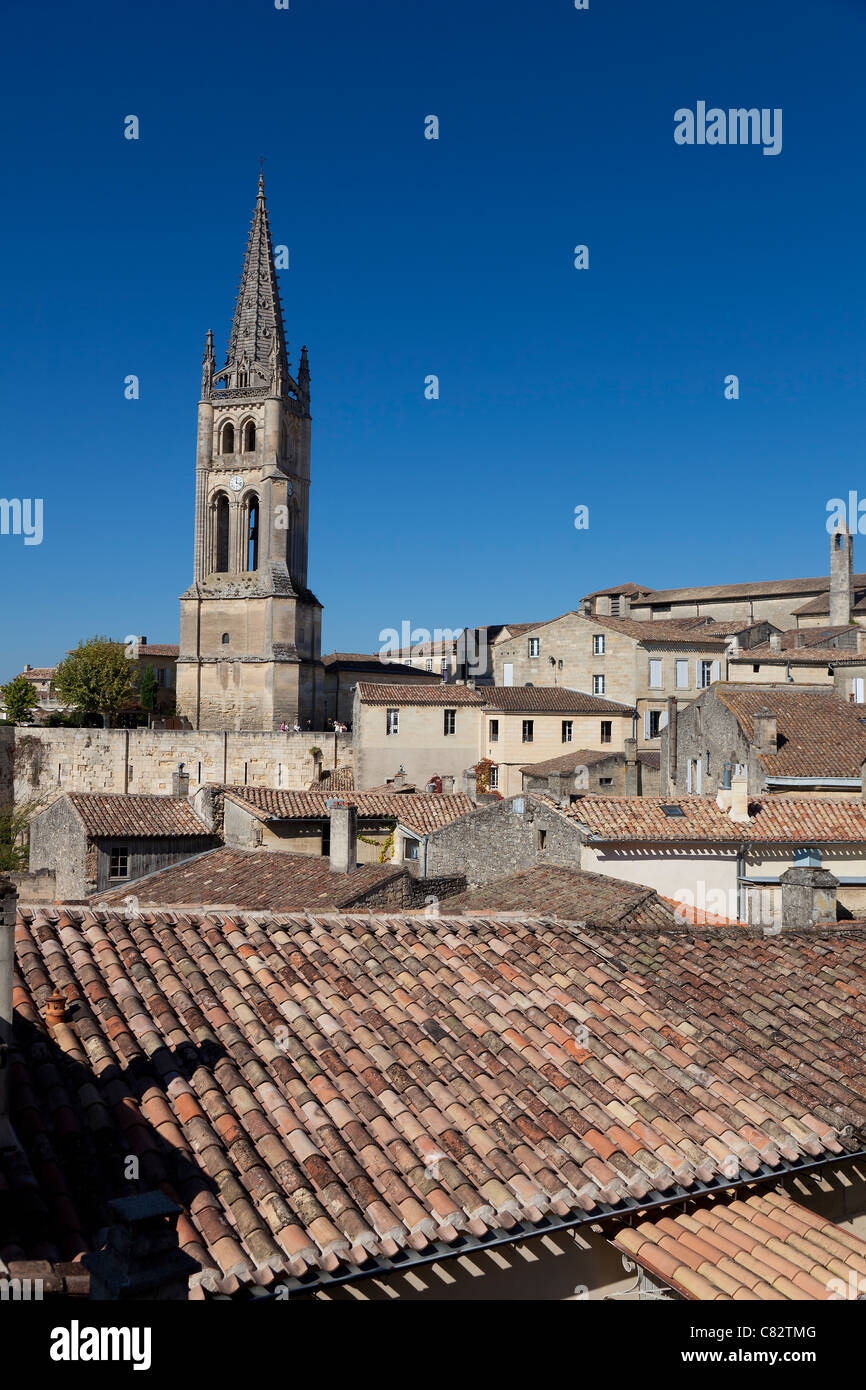 Saint Emilion, Gironde Abteilung, Region Aquitaine, Frankreich Stockfoto