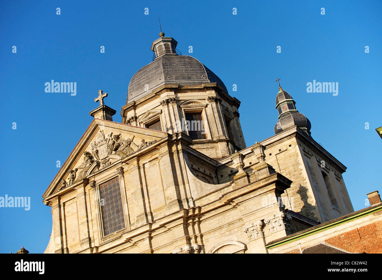 Peterskirche (1629), die zu der Sankt-Peter Abtei Arts Center gehört. Stockfoto