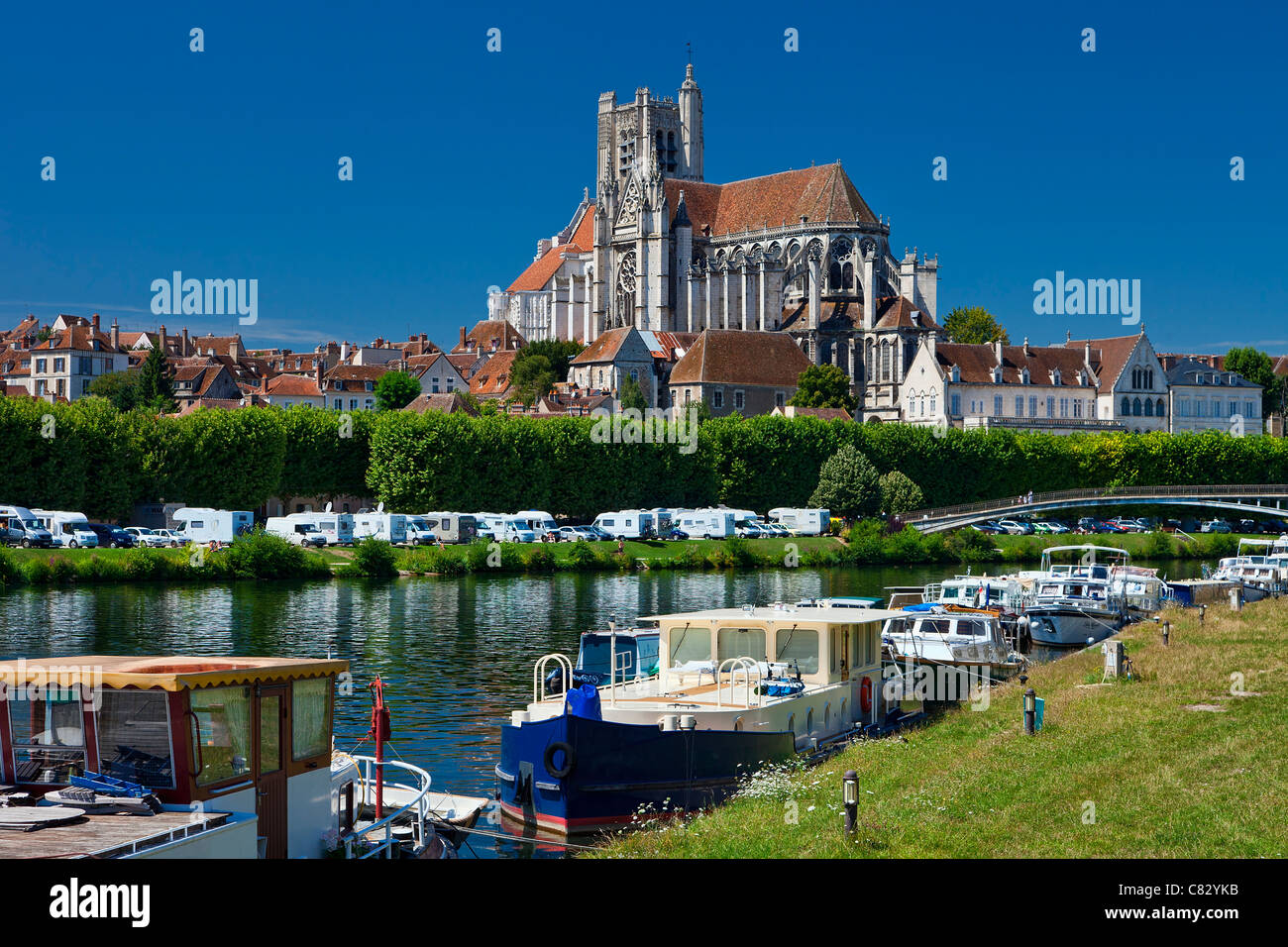 Frankreich, Yonne, Auxerre, Kathedrale Saint-Etienne Stockfoto