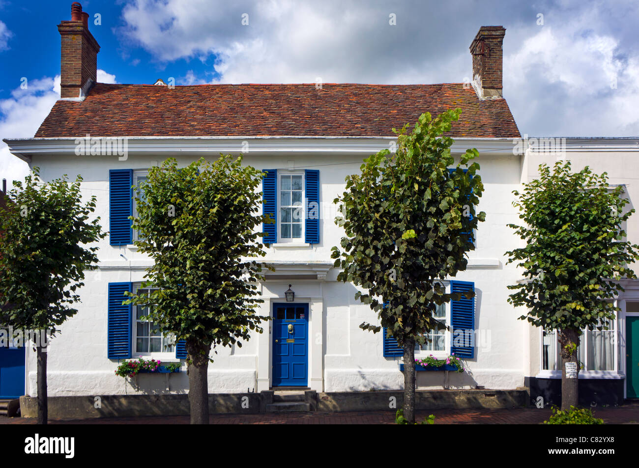 Burwash Haus Stockfoto