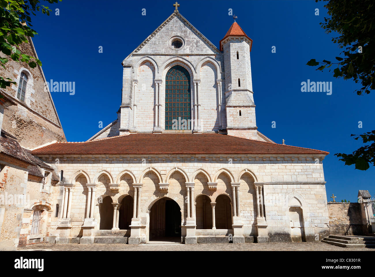 Europa, Frankreich, Yonne (89), Pontigny Abtei Stockfoto