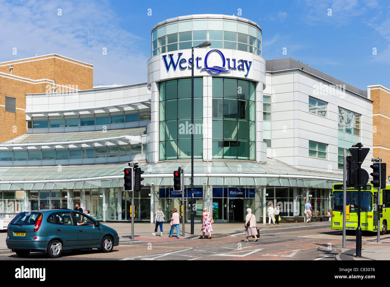 West Quay Einkaufszentrum in der Stadt centre, Southampton, Hampshire, England, UK Stockfoto