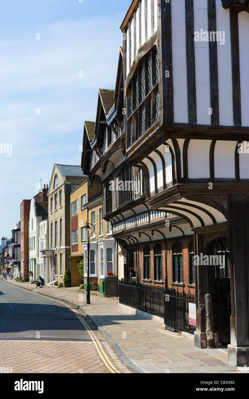 Das Tudor House Museum, Bugle Street, Southampton, Hampshire, England, Vereinigtes Königreich Stockfoto