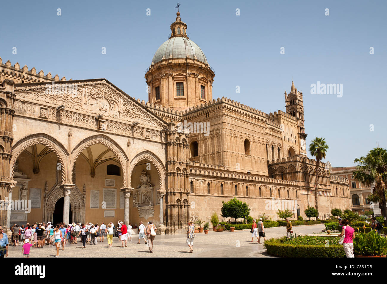 Kathedrale von Palermo, Palermo, Sizilien, Italien Stockfoto