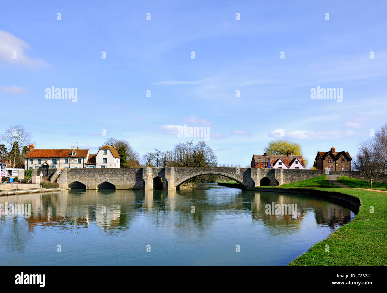 1416 Abingdon Brücke am River Thames, Oxfordshire Stockfoto