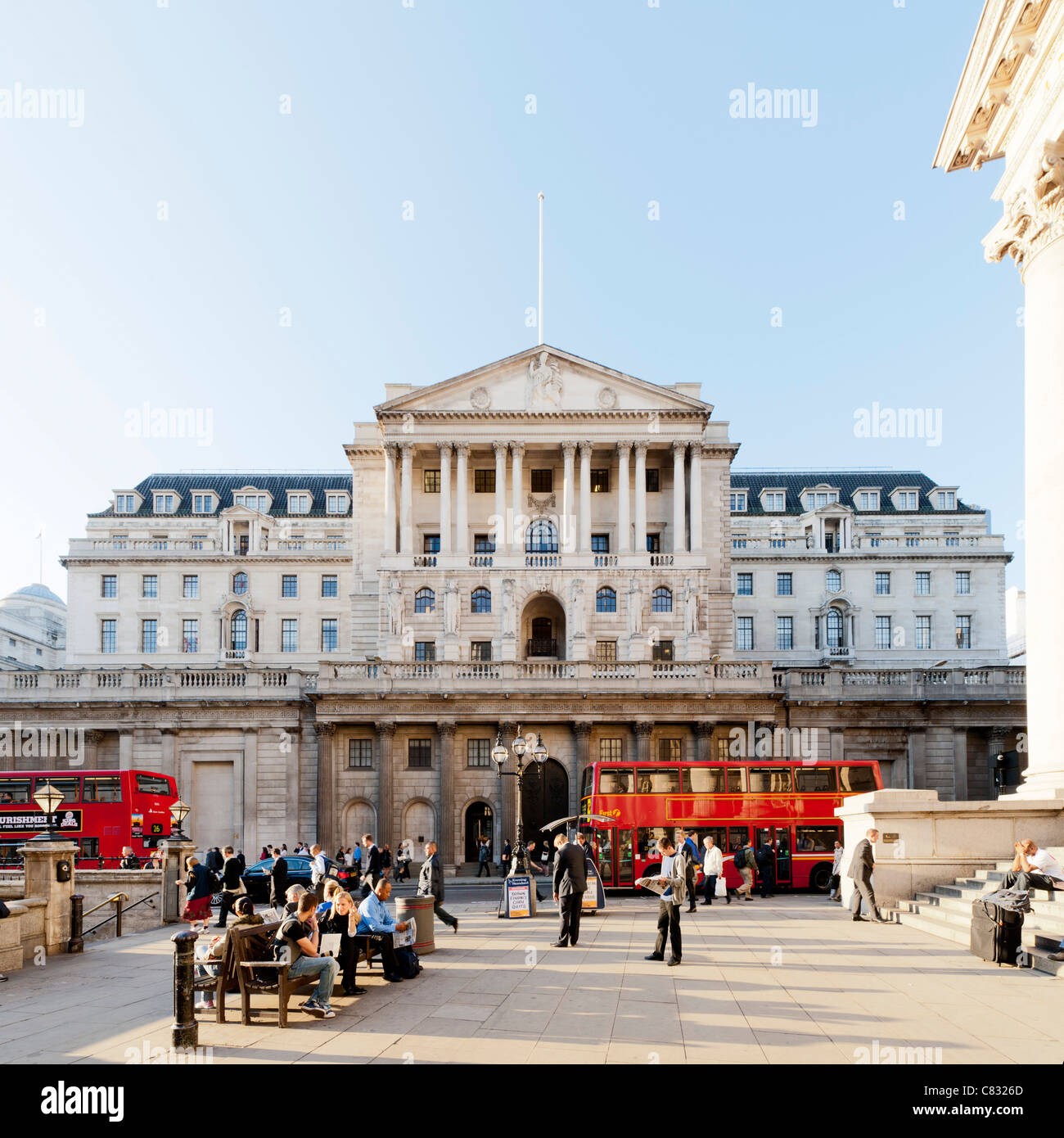 Bank of England, London Stockfoto