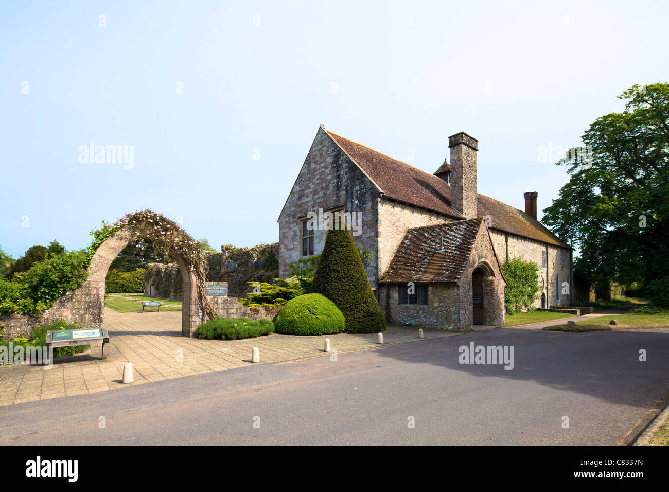 1204 Beaulieu Abbey, New Forest Stockfoto