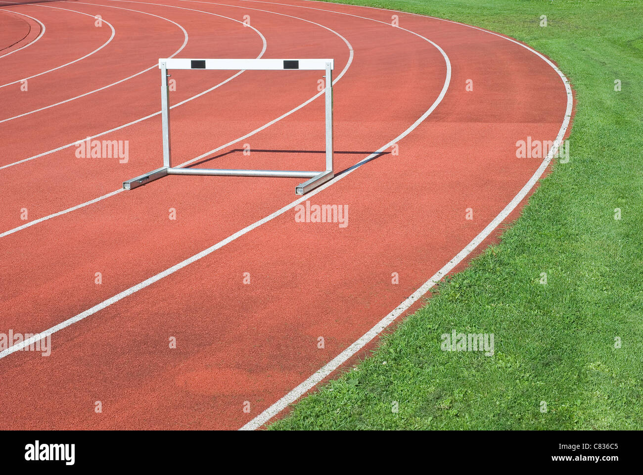 Leichtathletik als Symbol der persönlichen Bestimmung und Wettbewerbsfähigkeit Stockfoto