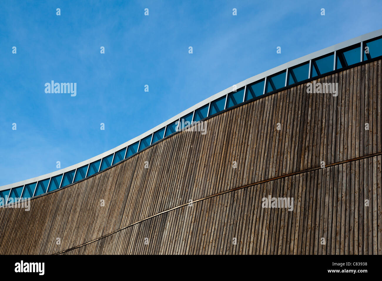 Kulturhaus Katuaq, Nuuk, entworfen von den Architekten Schmidt Hammer Lassen und inspiriert von Aurora Borealis. Stockfoto