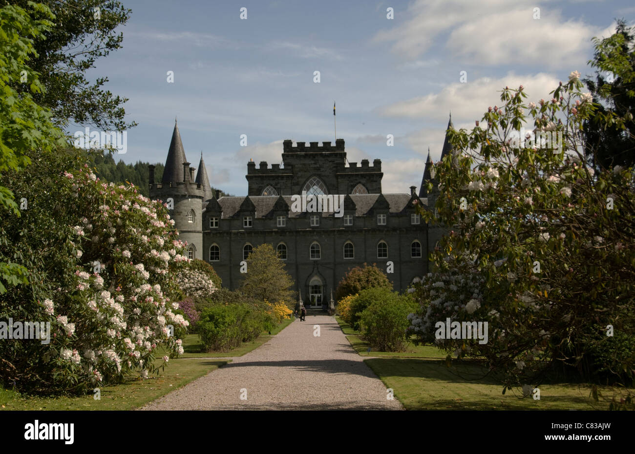 SCHOTTLAND; ARGYLL & BUTE; INVERARAY CASTLE (HAUS DES HERZOGS & HERZOGIN VON ARGYLL) Stockfoto