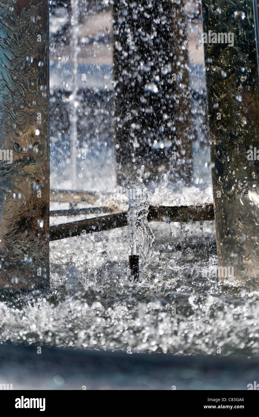 Detail des Wasserspiel in Stratford-upon-Avon Stockfoto