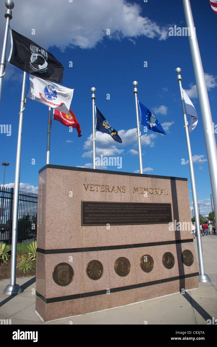 Veterans Memorial Stockfoto