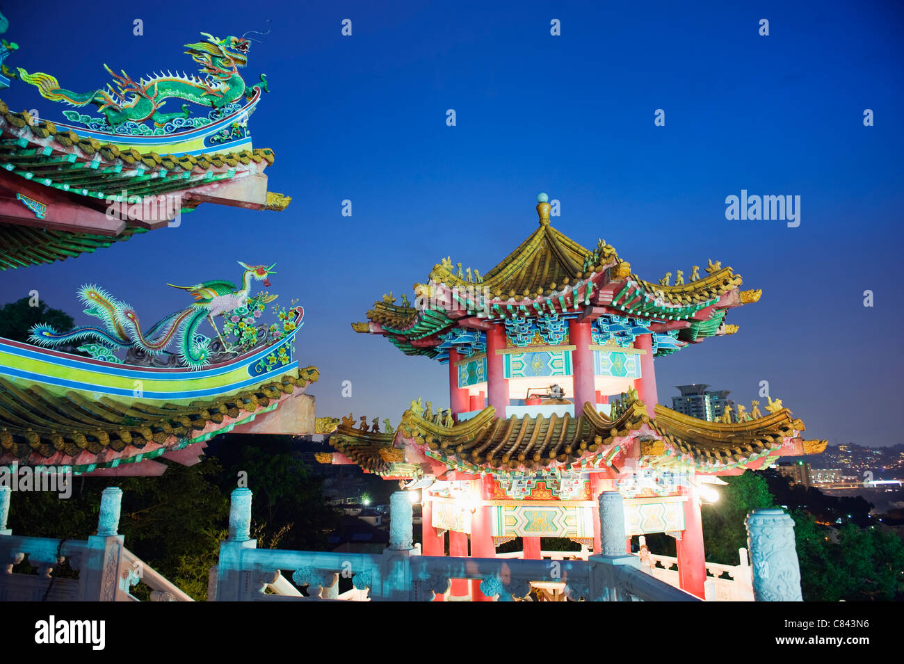 Thean Hou chinesischen Tempel, Kuala Lumpur, Malaysia, Süd-Ost-Asien Stockfoto