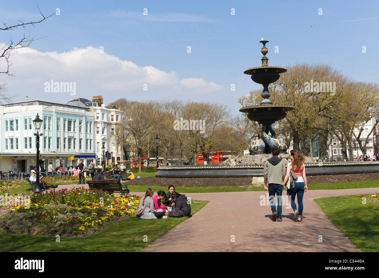 Victoria-Brunnen, alte Steine, Brighton, East Sussex, England, UK Stockfoto