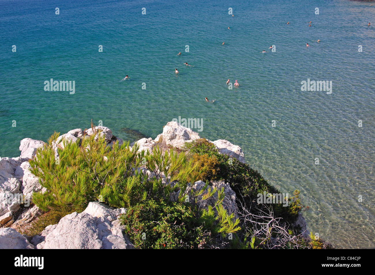 Llenguadets Cove, Salou, Costa Daurada, Provinz Tarragona, Katalonien, Spanien Stockfoto