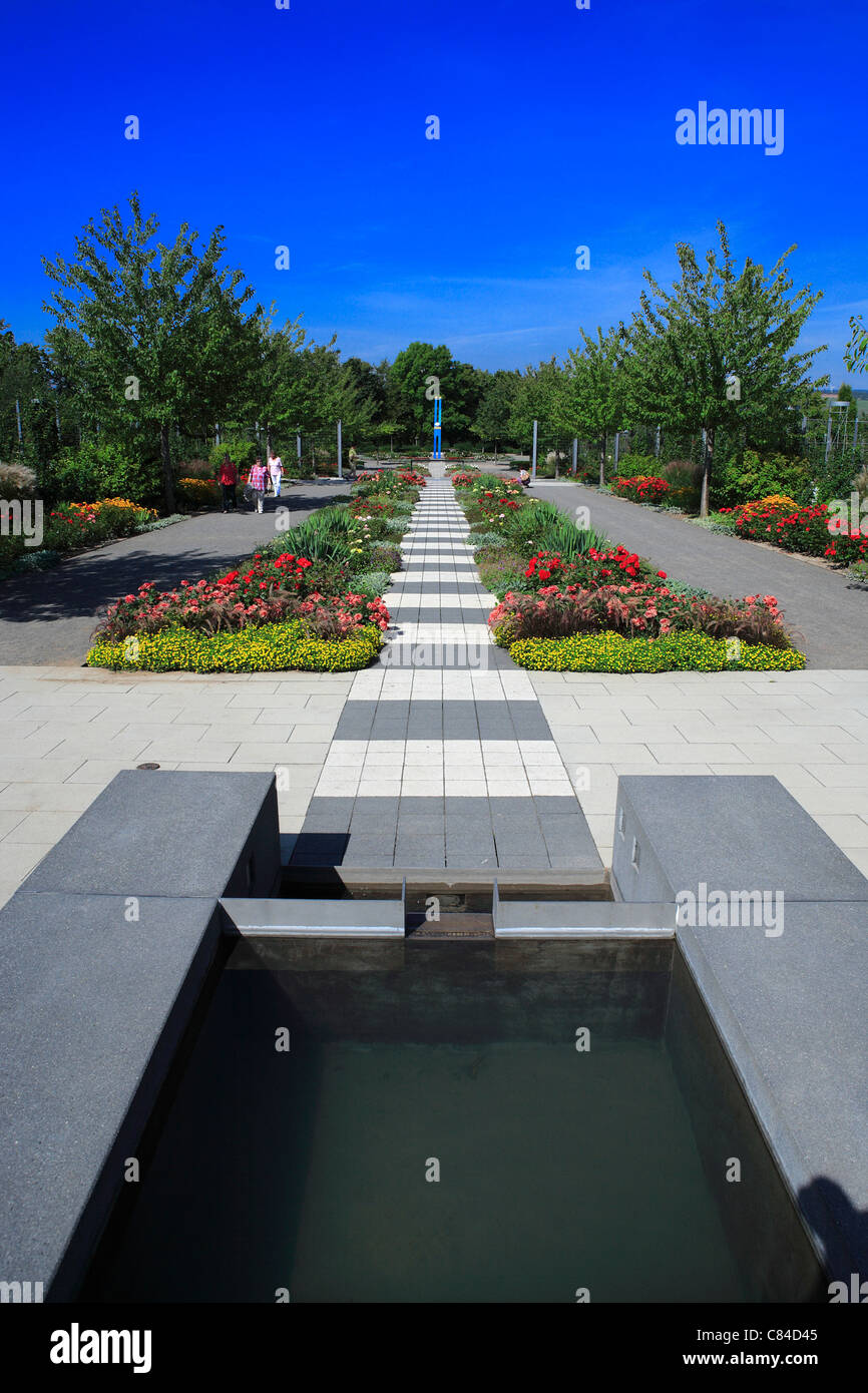 Europa Rosarium Sangerhausen, Sachsen-Anhalt, Deutschland, Europa Stockfoto