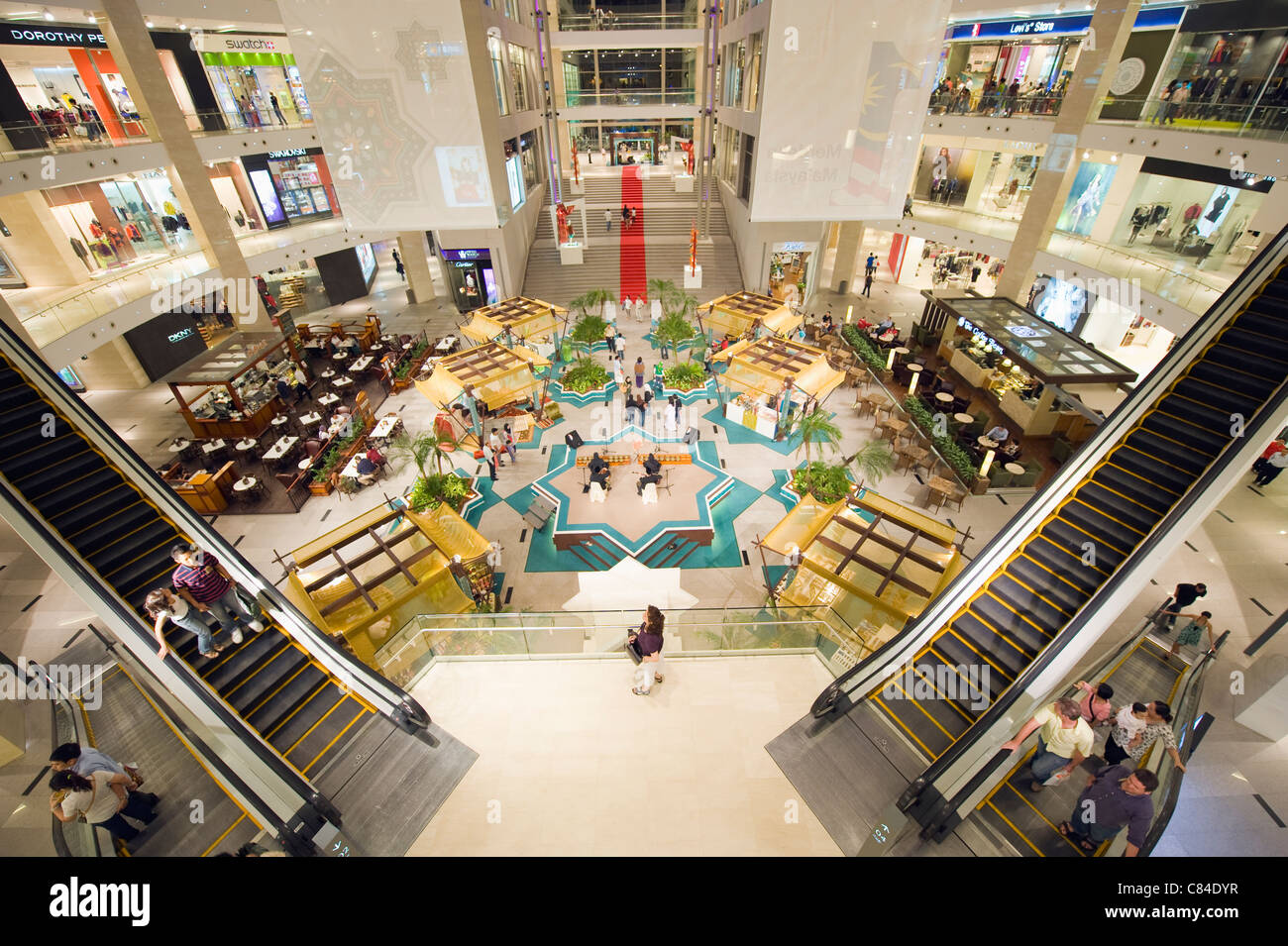 Pavillion Einkaufszentrum, Bukit Bintang, Kuala Lumpur, Malaysia, Süd-Ost-Asien Stockfoto