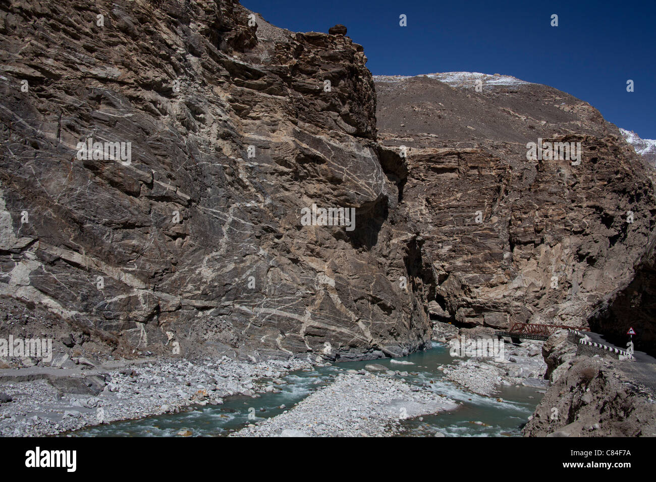 Durchlaufen der Himalaya, Himachal Pradesh, Indien Stockfoto