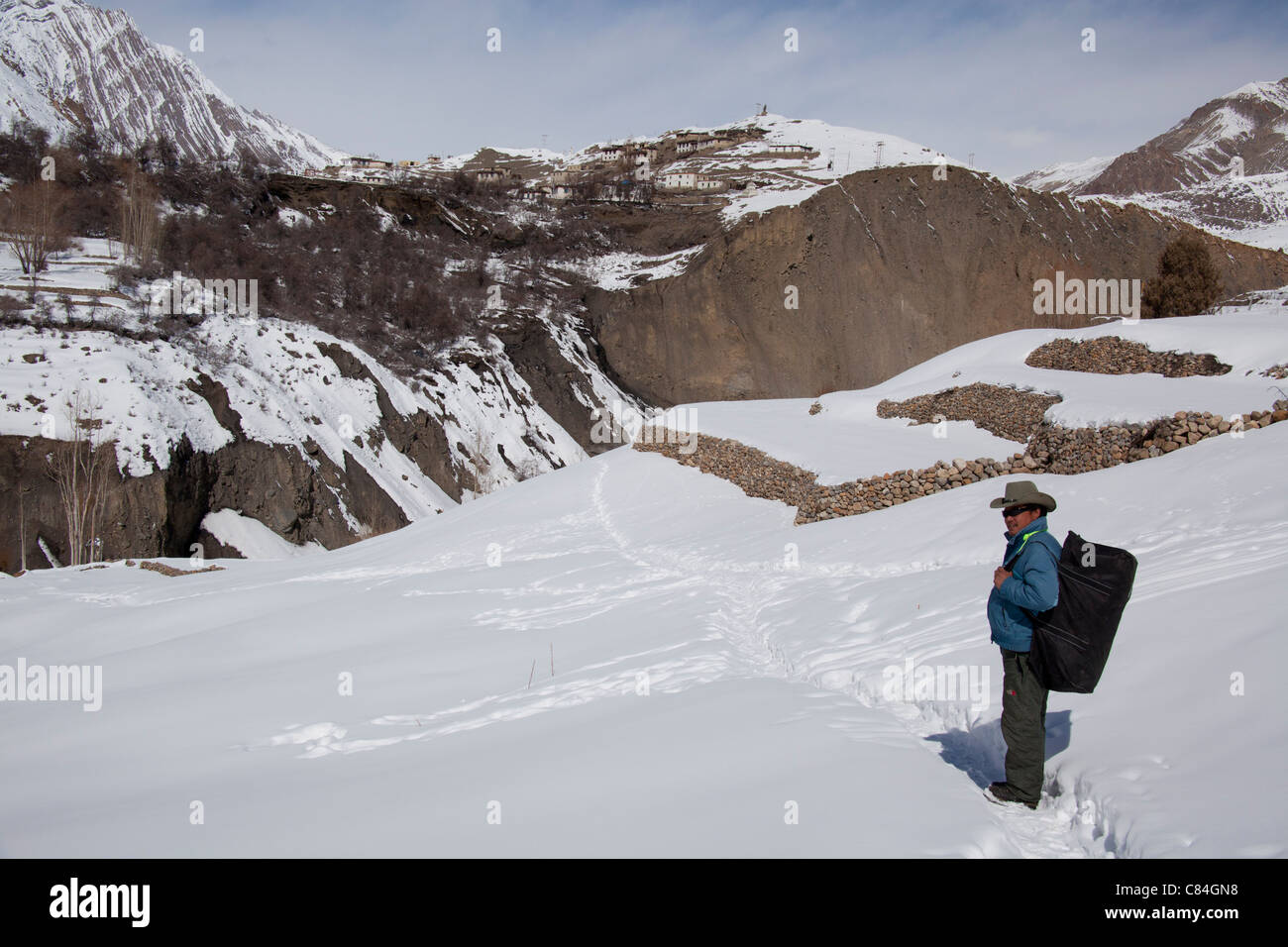 Das Spiti Tal, Himalaya, Himachal Pradesh, Indien Stockfoto