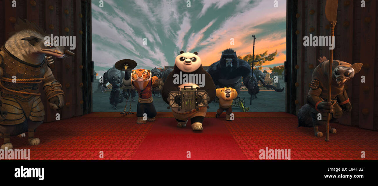 KUNG FU PANDA 2 (2011) JACK BLACK (VOICE), ANGELINA JOLIE (VOICE), JACKIE CHAN (VOICE), DUSTIN HOFFMAN (VOICE), SETH ROGEN Stockfoto