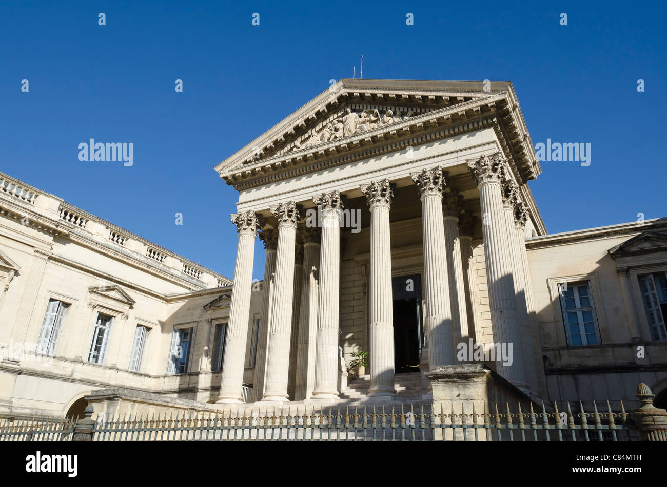 alten Gerichtsgebäude von Montpellier, Herault, Languedoc, Frankreich, Europa Stockfoto