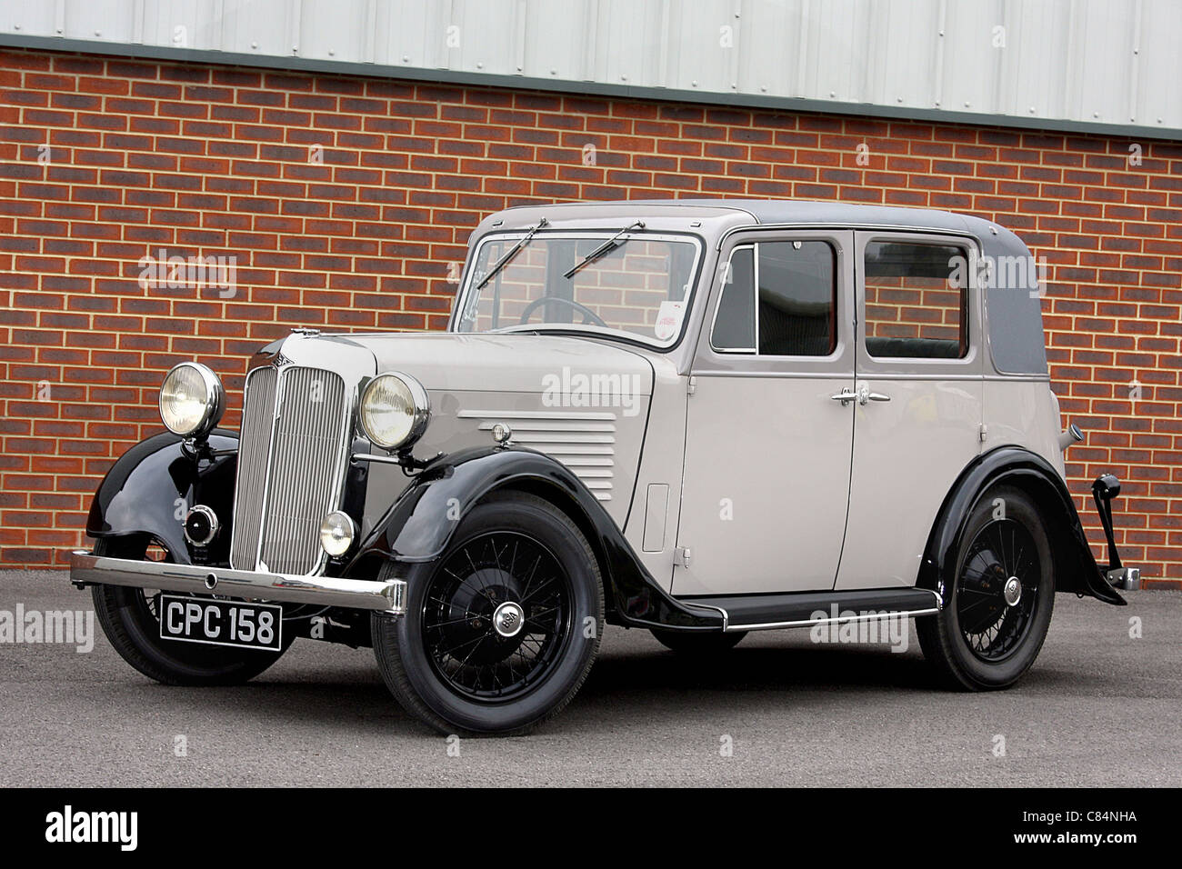 BSA sechs Licht, britische Limousine von 1935, weniger als 5 bleiben, ähnlich wie die Lanchester Licht sechs von der gleichen Firma produziert Stockfoto