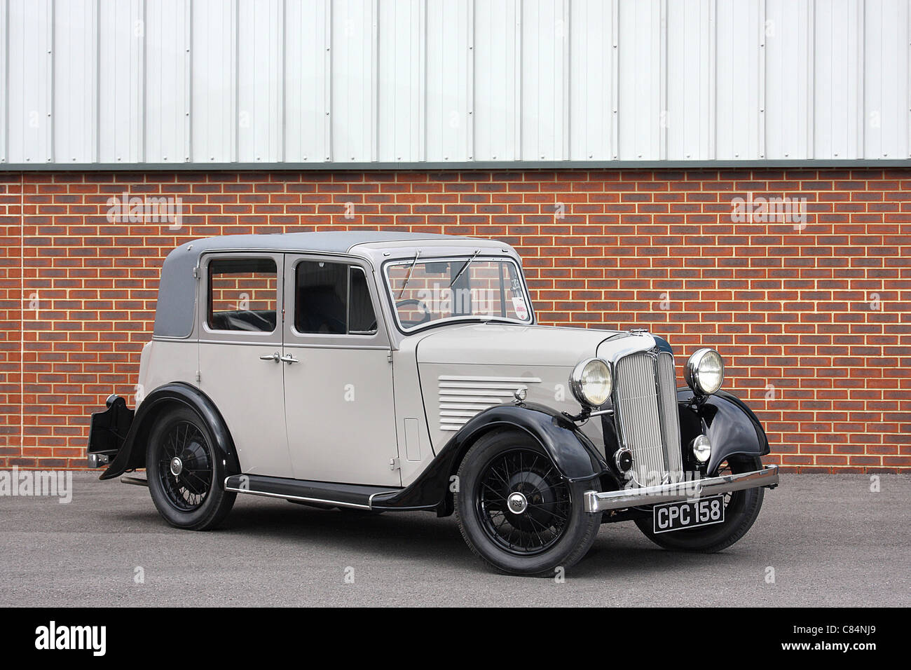 BSA sechs Licht, britische Limousine von 1935, weniger als 5 bleiben, ähnlich wie die Lanchester Licht sechs von der gleichen Firma produziert Stockfoto