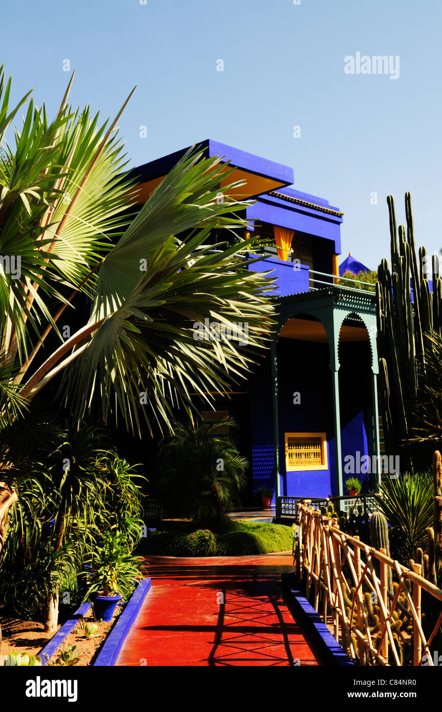 Jardin Majorelle, Marrakesch, Marokko Stockfoto