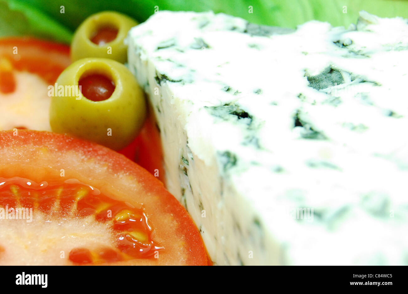 Blauschimmelkäse Stockfoto