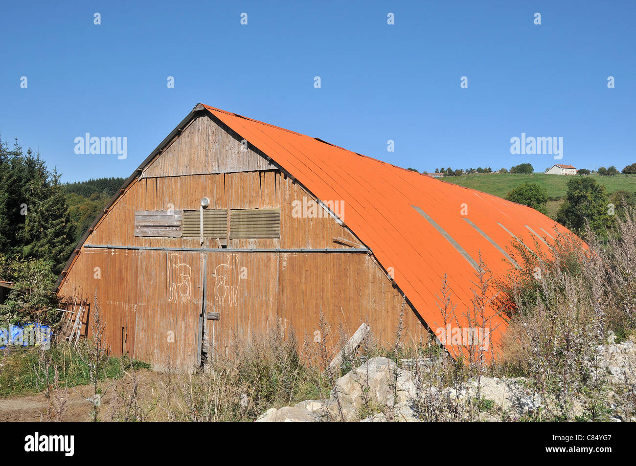 Forez Puy de Dome Auvergne Frankreich Stockfoto