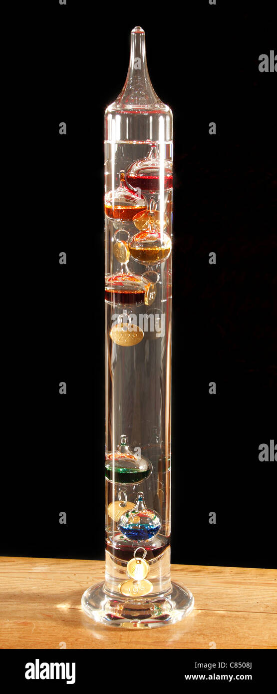 Galileo thermometer physik Fotos und Bildmaterial in hoher Auflösung