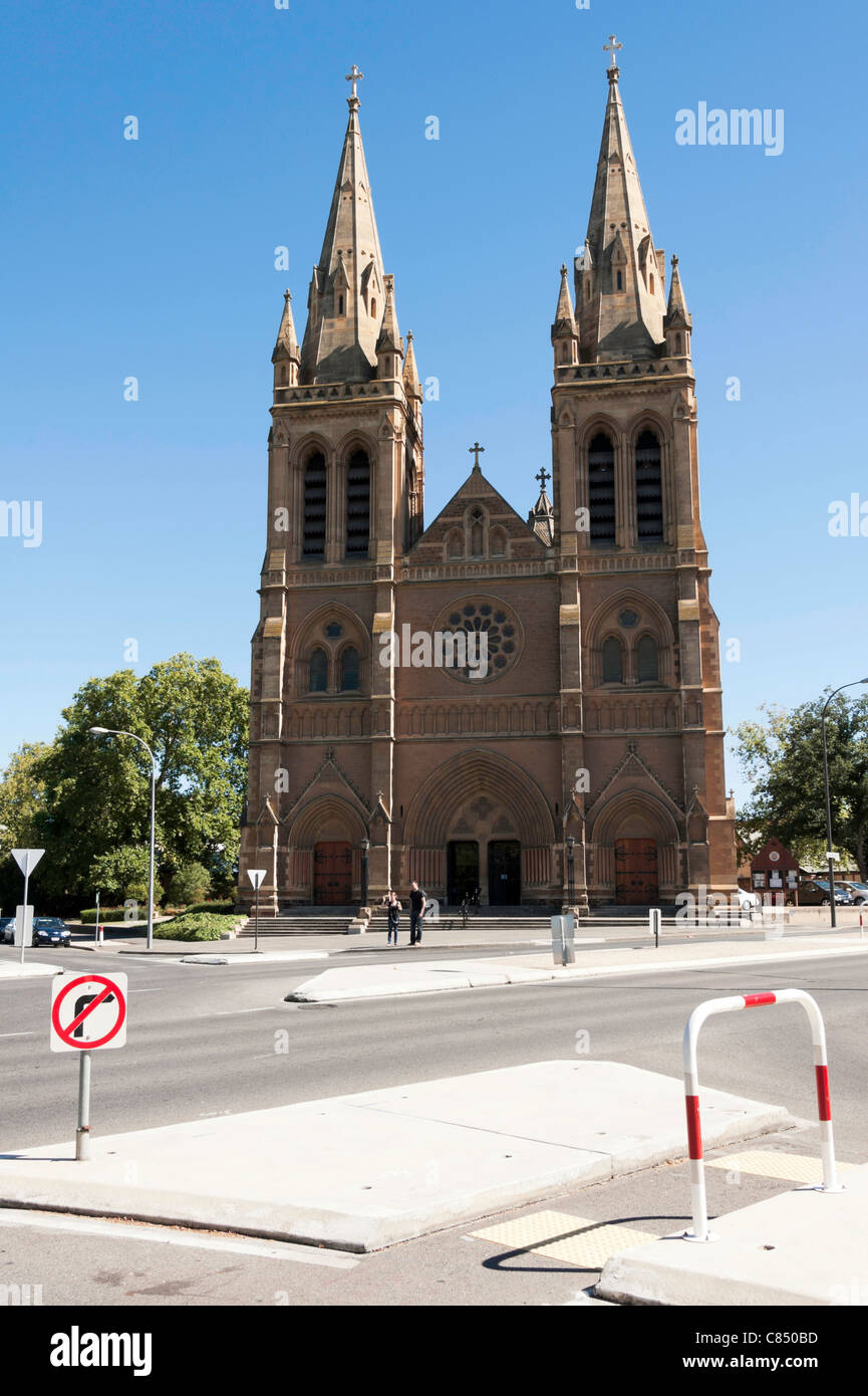 Die schöne Anglikanische St.-Petri Dom in Adelaide South Australia SA Stockfoto