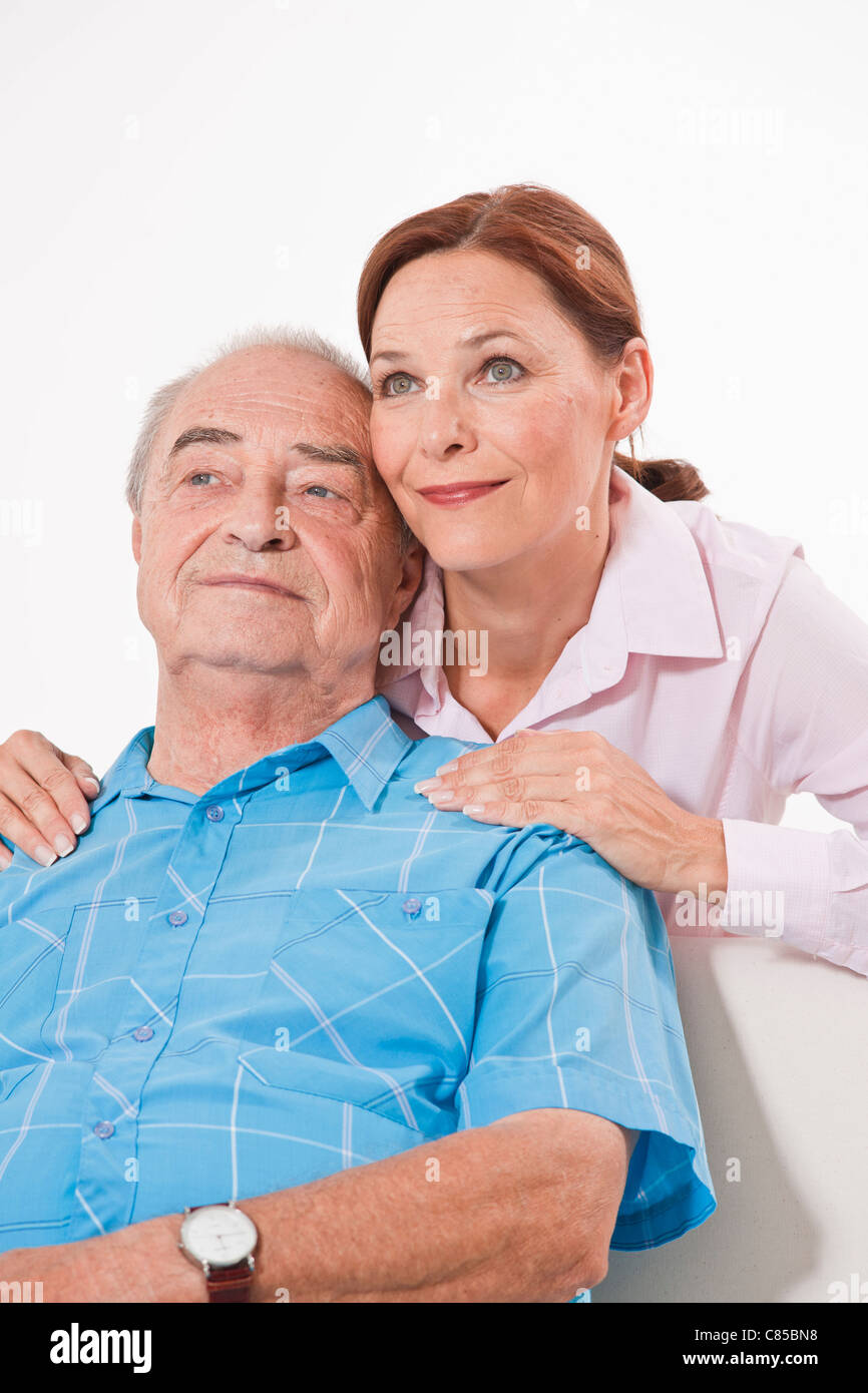 Porträt von Mann und Frau Stockfoto