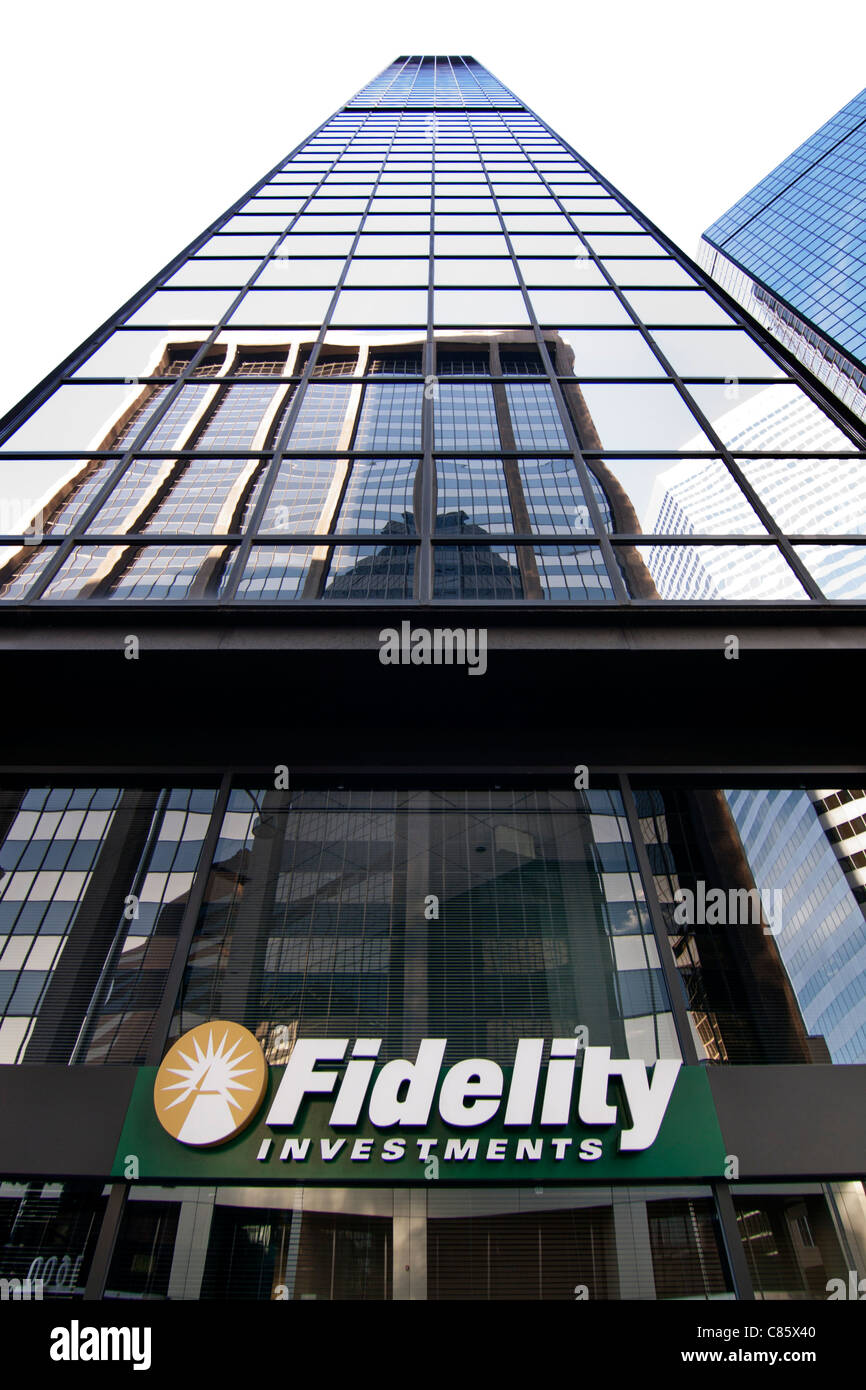 Büro der Fidelity Investments in 1625 Broadway, Suite 110, Denver, Colorado, USA. Stockfoto